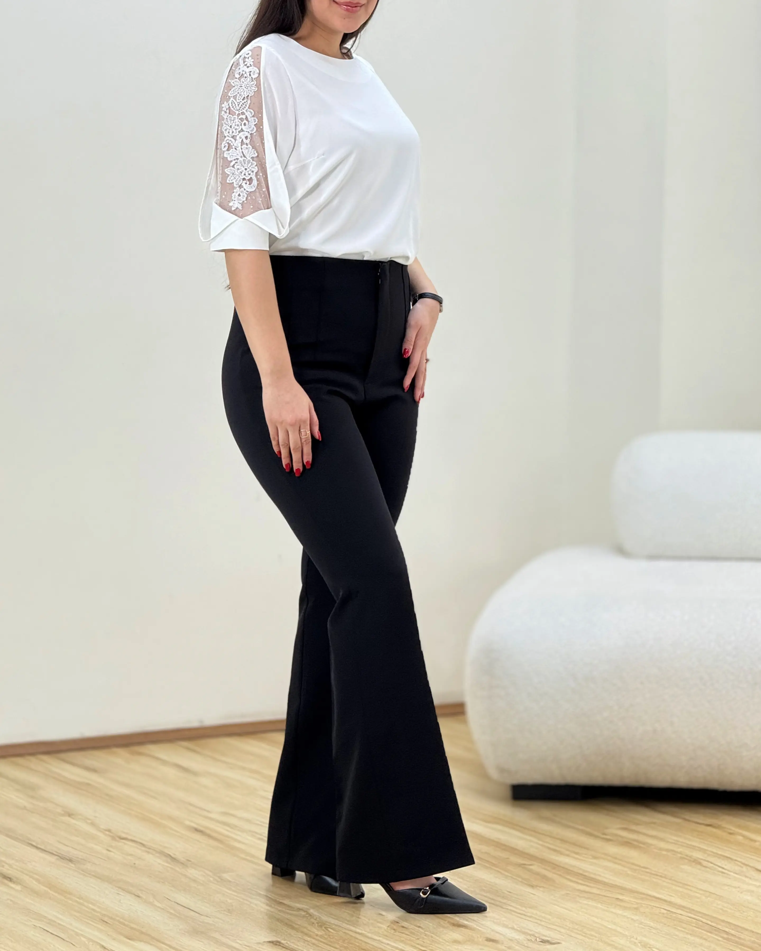 شلوار پارچه ای دمپا 210 زنانه/آراسز